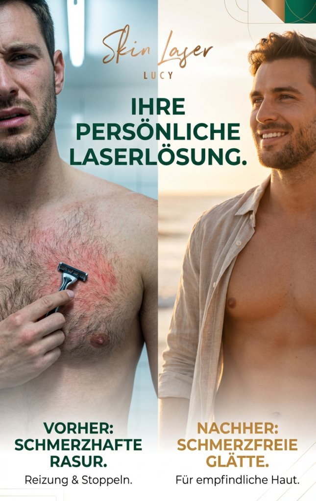 Laser Brusthaarentfernung München – dauerhafte Haarentfernung für Männer